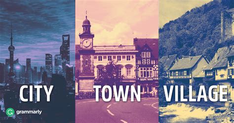 village and town difference